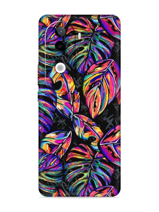 Tropical Seamless Vector Embossed Soft Silicone Case for Iqoo Z9S (5G)