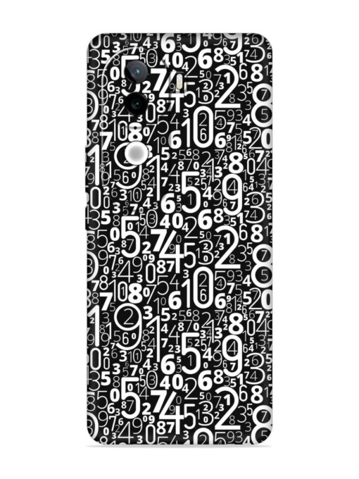 Many Numbers Different Embossed Soft Silicone Case for Iqoo Z9S (5G)