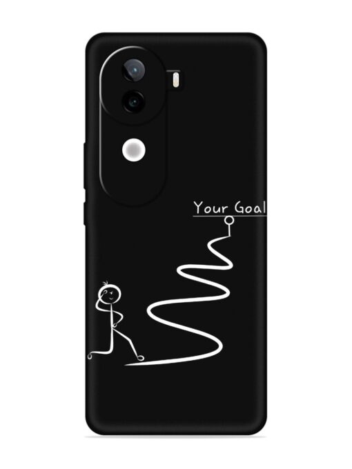 Your Goal Embossed Soft Silicone Case for Iqoo Z9S (5G)