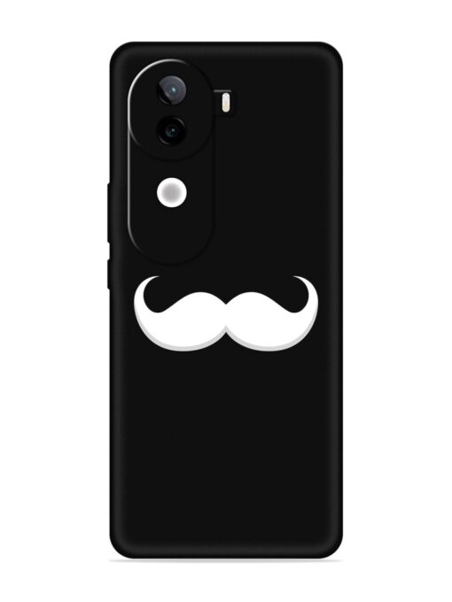 Mustache Vector Embossed Soft Silicone Case for Iqoo Z9S (5G)