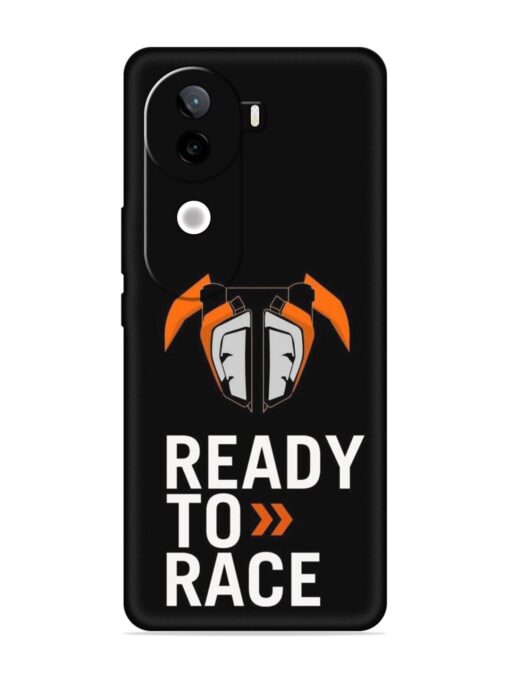 Ready To Race Embossed Soft Silicone Case for Iqoo Z9S (5G)