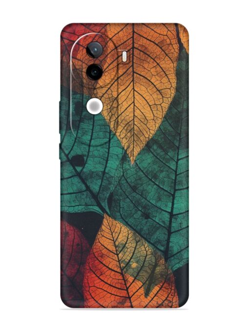 Leaves Artwork Embossed Soft Silicone Case for Iqoo Z9S (5G)