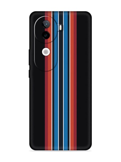 Vertical Strips Embossed Soft Silicone Case for Iqoo Z9S (5G)