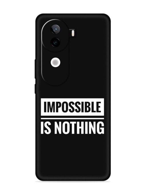 Impossible Is Nothing Embossed Soft Silicone Case for Iqoo Z9S (5G)