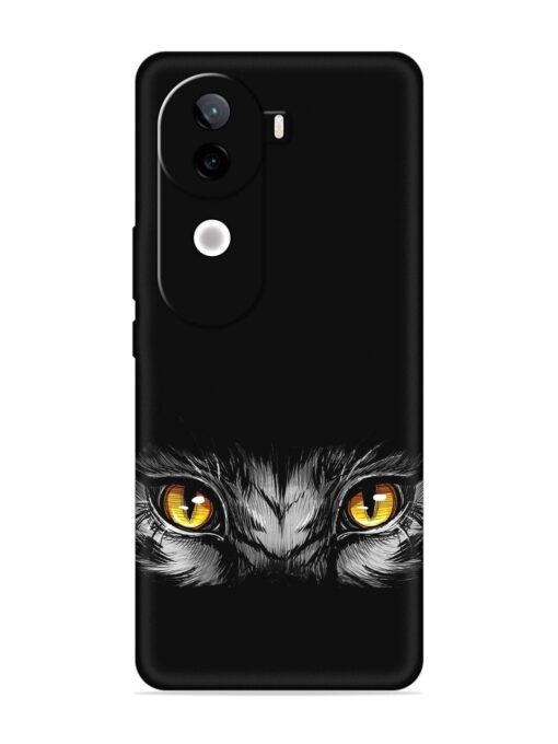 Scary Eye Embossed Soft Silicone Case for Iqoo Z9S (5G)