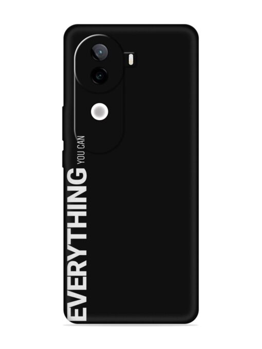 Everything You Can Embossed Soft Silicone Case for Iqoo Z9S (5G)