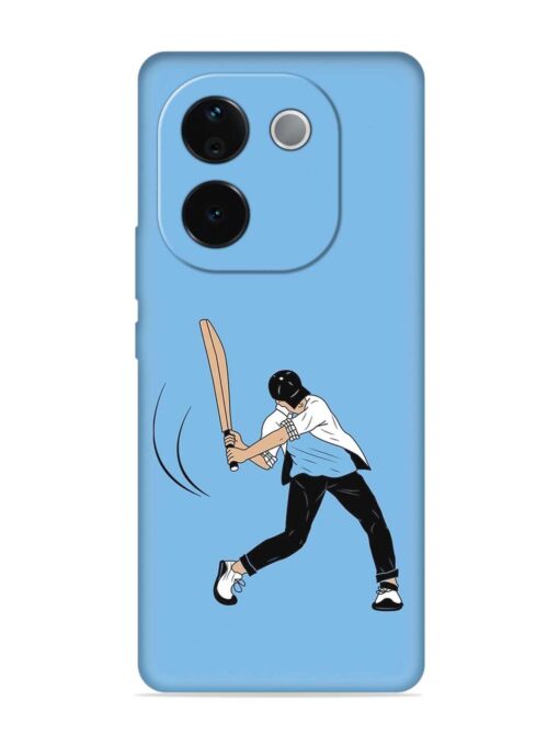 Cricket Gully Boy Embossed Soft Silicone Case for Iqoo Z9S Pro (5G) Zapvi