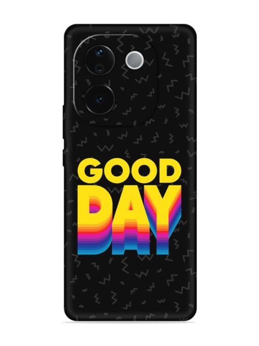 Good Day Embossed Soft Silicone Case for Iqoo Z9S Pro (5G) Zapvi