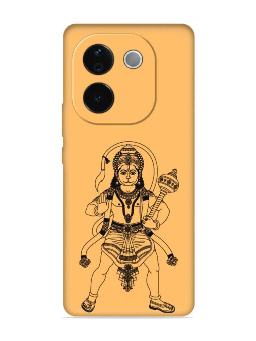 Indian God Hanuman Embossed Soft Silicone Case for Iqoo Z9S Pro (5G)