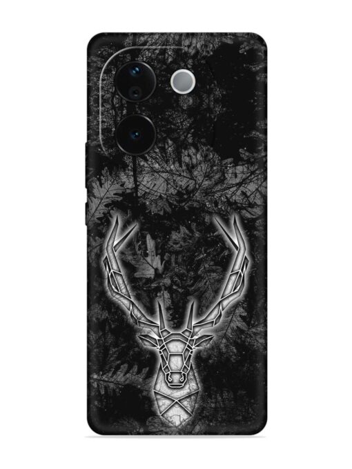 Ancient Deer Embossed Soft Silicone Case for Iqoo Z9S Pro (5G)