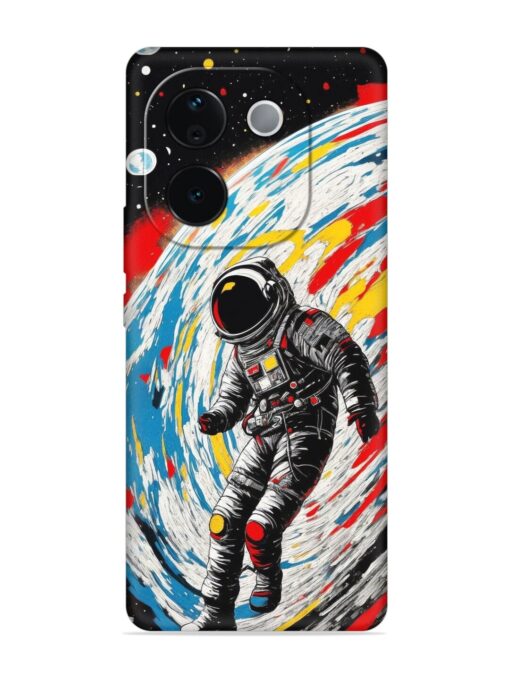 Astronaut Art Embossed Soft Silicone Case for Iqoo Z9S Pro (5G) Zapvi