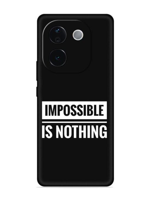 Impossible Is Nothing Embossed Soft Silicone Case for Iqoo Z9S Pro (5G)