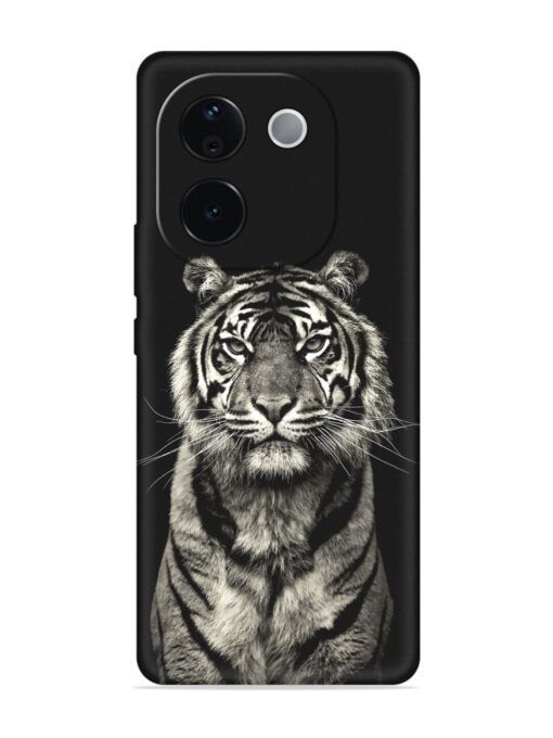 Tiger Art Embossed Soft Silicone Case for Iqoo Z9S Pro (5G) Zapvi