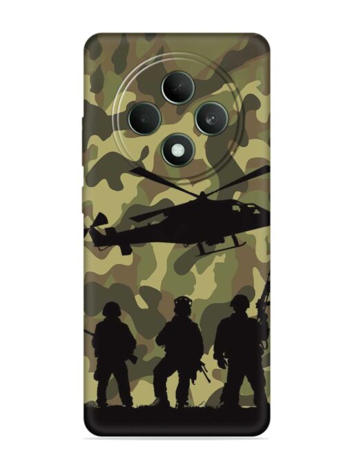 Army Heros Embossed Soft Silicone Case for Oppo F27 (5G) Zapvi