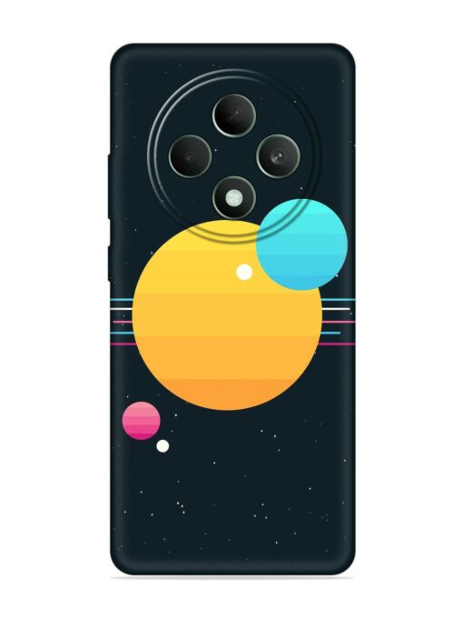 Round Vector Art Embossed Soft Silicone Case for Oppo F27 (5G)