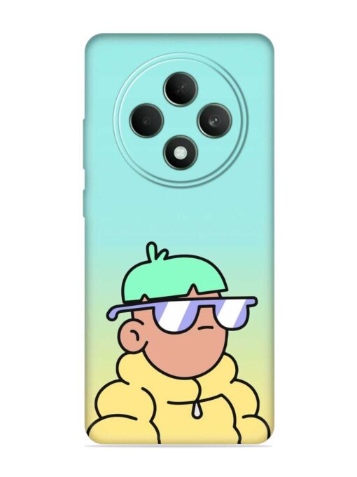 Doodles Cool Character Embossed Soft Silicone Case for Oppo F27 (5G) Zapvi