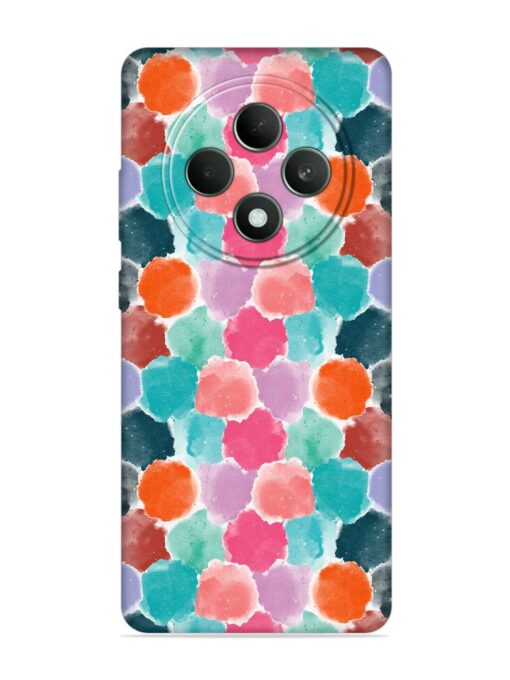 Colorful Seamless Pattern Embossed Soft Silicone Case for Oppo F27 (5G)