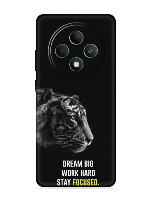 Dream Big Work Hard Embossed Soft Silicone Case for Oppo F27 (5G)