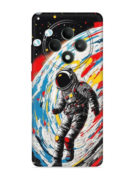 Astronaut Art Embossed Soft Silicone Case for Oppo F27 (5G) Zapvi