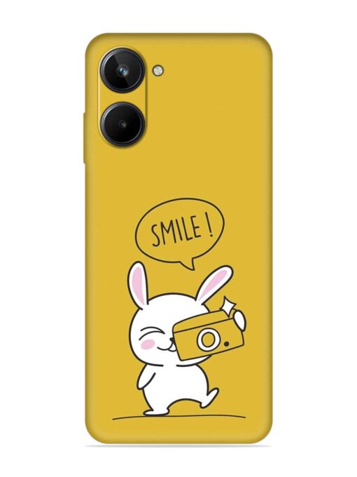 Hey Smile Please Embossed Soft Silicone Case for Realme 10 (4G) Zapvi