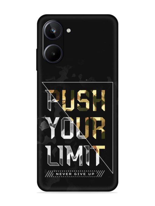 Push Your Limits Embossed Soft Silicone Case for Realme 10 (4G) Zapvi