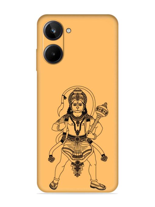 Indian God Hanuman Embossed Soft Silicone Case for Realme 10 (4G) Zapvi