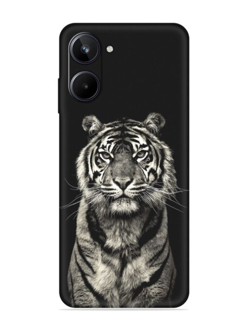 Tiger Art Embossed Soft Silicone Case for Realme 10 (4G) Zapvi