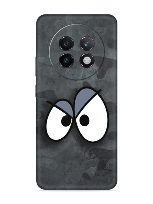 Big Eyes Night Mode Embossed Soft Silicone Case for Realme 13 Plus (5G) Zapvi