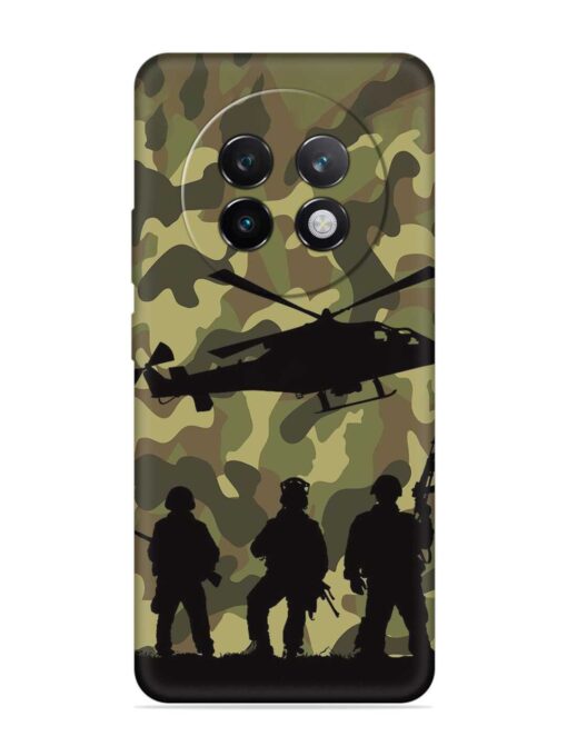 Army Heros Embossed Soft Silicone Case for Realme 13 Plus (5G) Zapvi