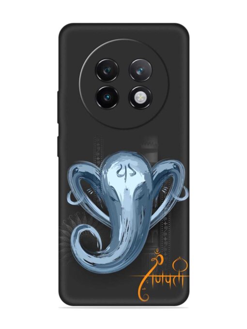 Illustration Lord Ganpati Embossed Soft Silicone Case for Realme 13 Plus (5G)