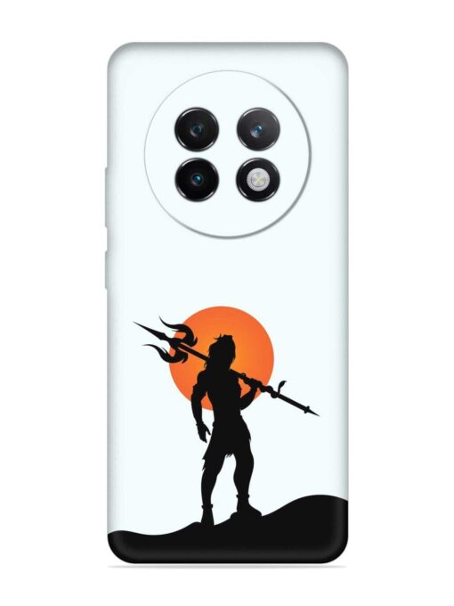 Lord Mahadev Trendy Embossed Soft Silicone Case for Realme 13 Plus (5G)