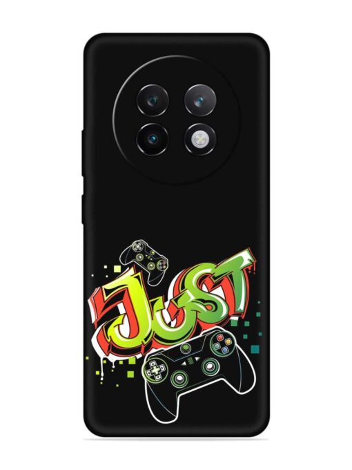 Graffiti Gamepad Illustration Embossed Soft Silicone Case for Realme 13 Plus (5G)