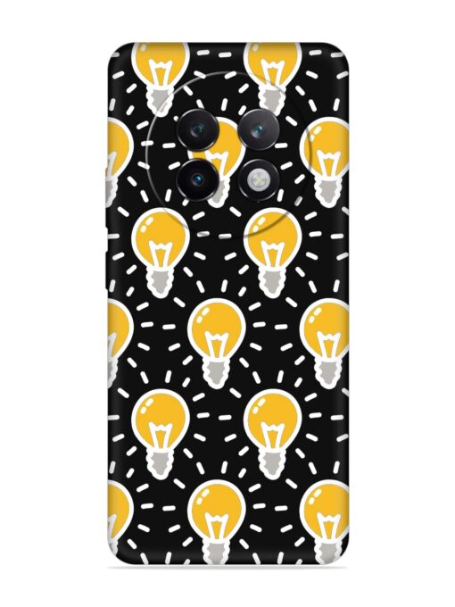 Light Bulb Seamless Embossed Soft Silicone Case for Realme 13 Plus (5G)