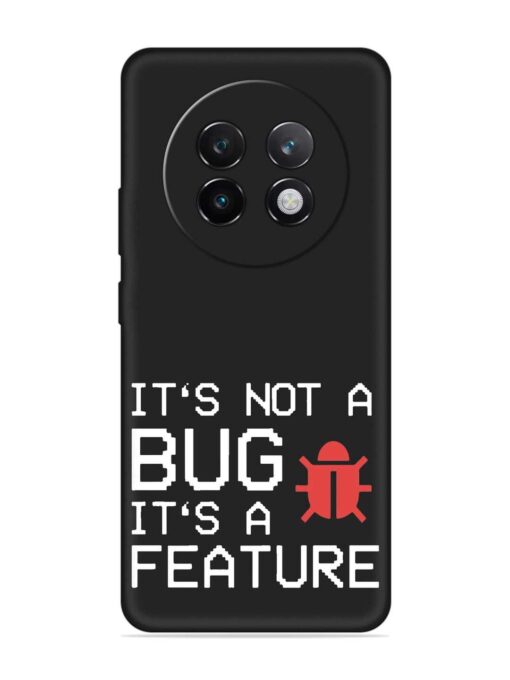 Not Bug Feature Embossed Soft Silicone Case for Realme 13 Plus (5G)