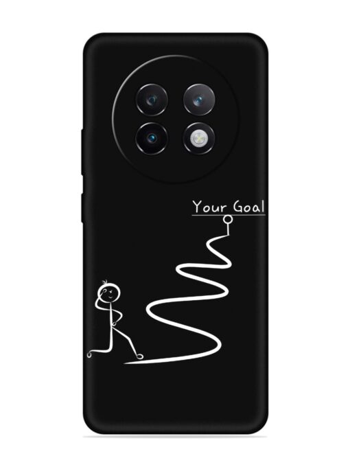 Your Goal Embossed Soft Silicone Case for Realme 13 Plus (5G)