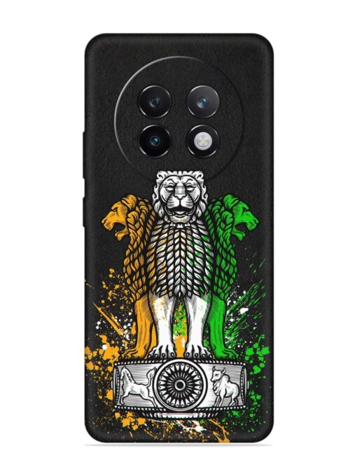 Pillars Of Ashoka Embossed Soft Silicone Case for Realme 13 Plus (5G)