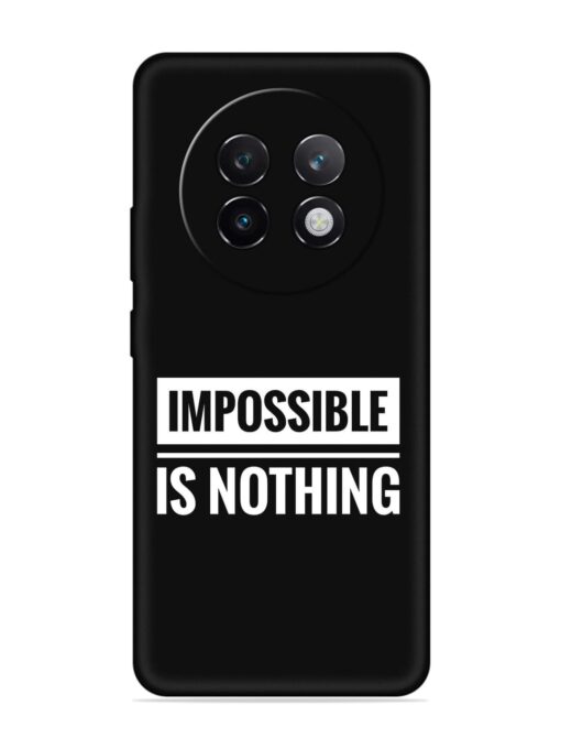 Impossible Is Nothing Embossed Soft Silicone Case for Realme 13 Plus (5G)