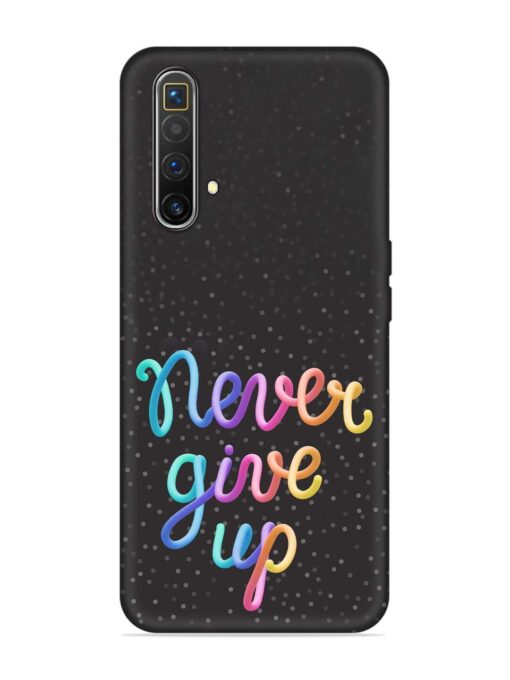 Colorful Stylized Rainbow Embossed Soft Silicone Case for Realme X3 Superzoom