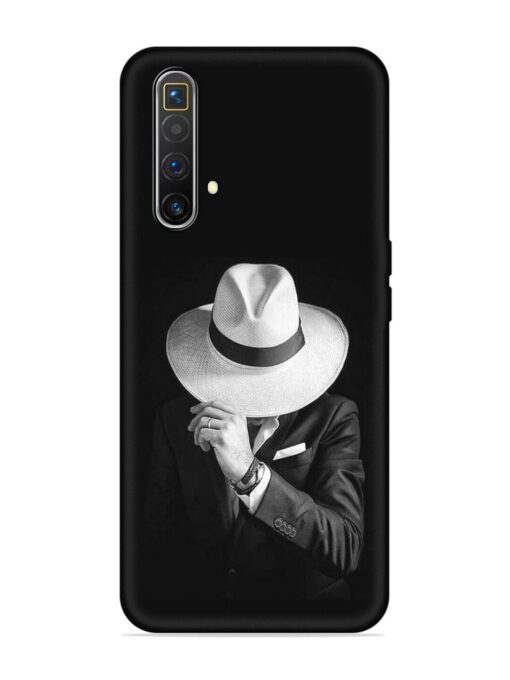 Men Under Hat Embossed Soft Silicone Case for Realme X3 Superzoom