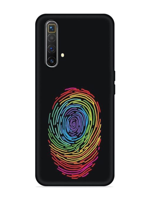 Fingerprint Of Thumb Art Embossed Soft Silicone Case for Realme X3 Superzoom