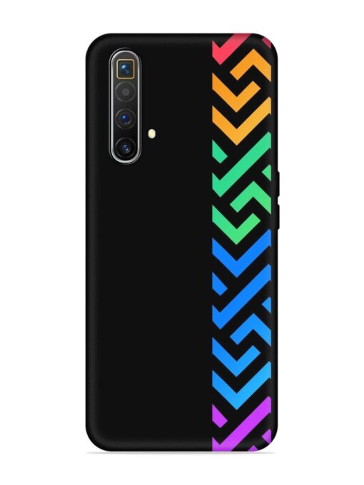 Colorshape Stripes Embossed Soft Silicone Case for Realme X3 Superzoom