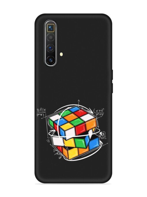 Cubik Vector Embossed Soft Silicone Case for Realme X3 Superzoom