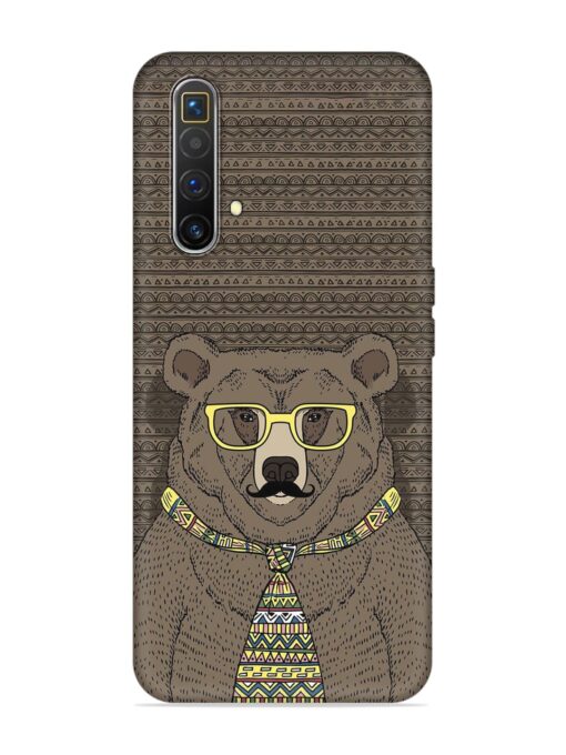 Grizzly Bear Embossed Soft Silicone Case for Realme X3 Superzoom Zapvi