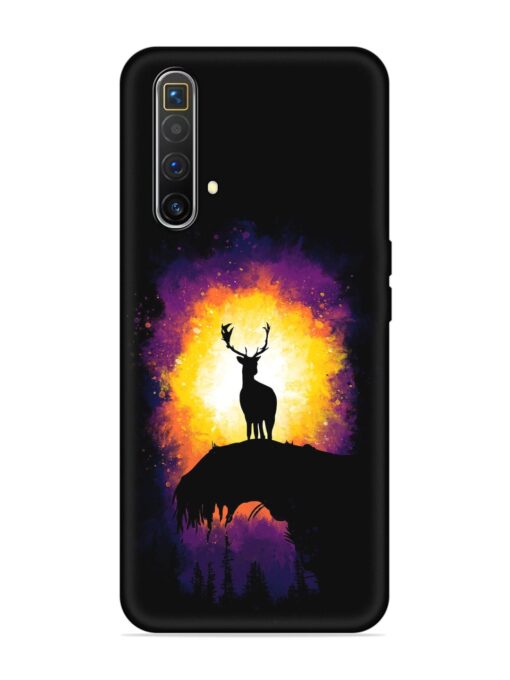 Elk Animal Art Embossed Soft Silicone Case for Realme X3 Superzoom Zapvi