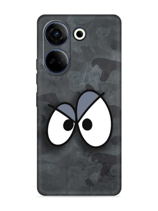 Big Eyes Night Mode Embossed Soft Silicone Case for Tecno Camon 20