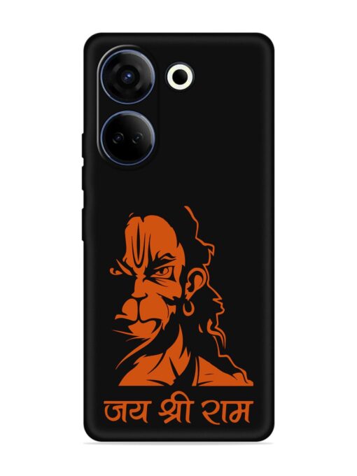 Angry Hanuman Embossed Soft Silicone Case for Tecno Camon 20