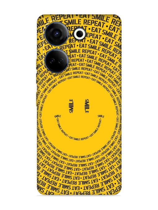 Smiley Embossed Soft Silicone Case for Tecno Camon 20