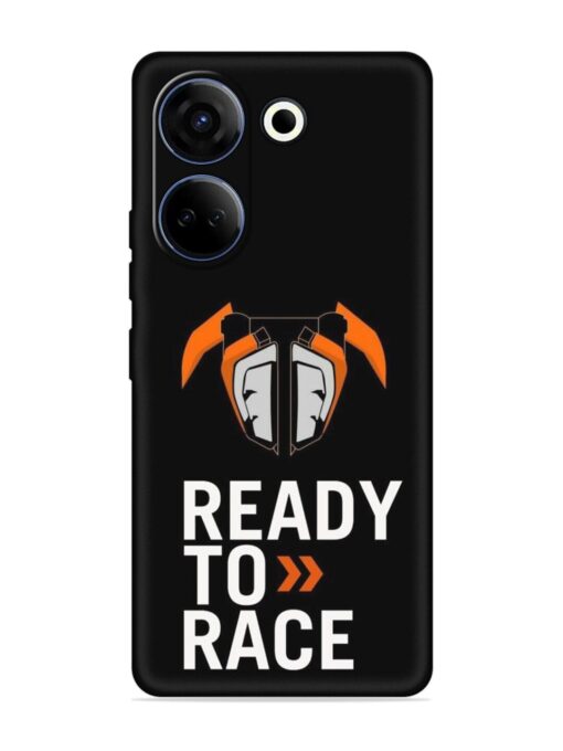 Ready To Race Embossed Soft Silicone Case for Tecno Camon 20 Zapvi