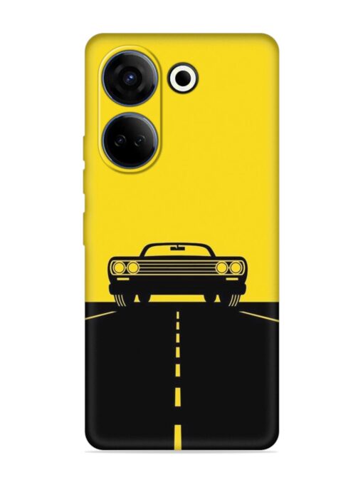 Classic Car Embossed Soft Silicone Case for Tecno Camon 20