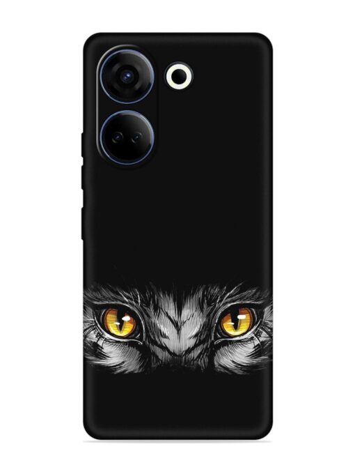 Scary Eye Embossed Soft Silicone Case for Tecno Camon 20